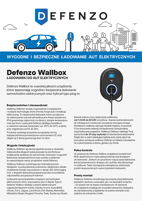 Defenzo Wallbox Brochure